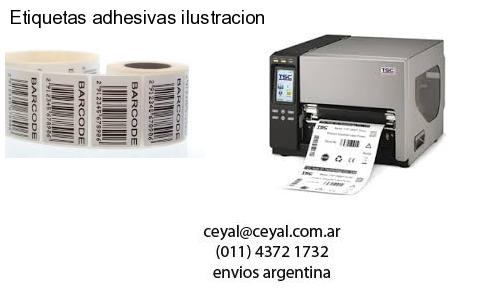 Etiquetas adhesivas ilustracion
