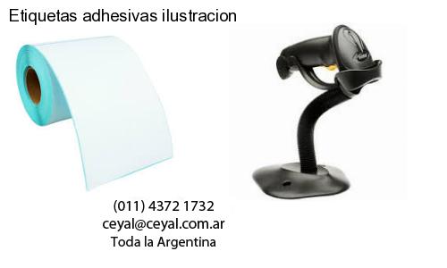 Etiquetas adhesivas ilustracion