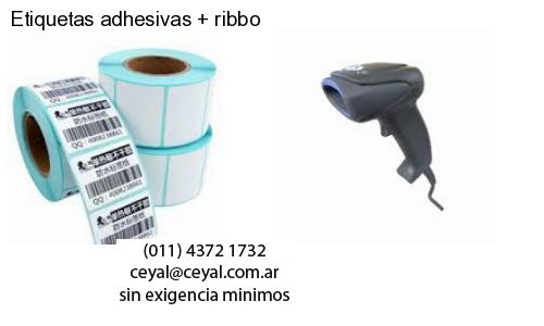 Etiquetas adhesivas   ribbo