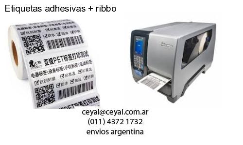 Etiquetas adhesivas   ribbo