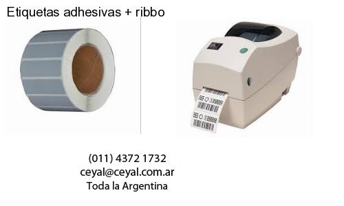 Etiquetas adhesivas   ribbo