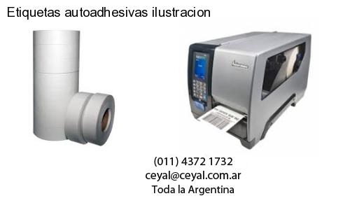 Etiquetas autoadhesivas ilustracion