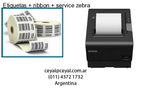 Etiquetas   ribbon   service zebra