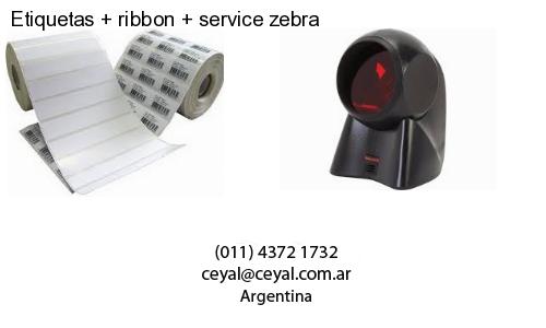 Etiquetas   ribbon   service zebra