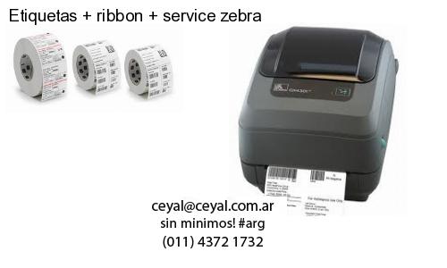 Etiquetas   ribbon   service zebra