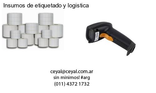 Insumos de etiquetado y logistica