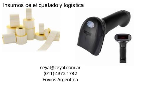 Insumos de etiquetado y logistica