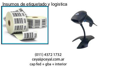 Insumos de etiquetado y logistica