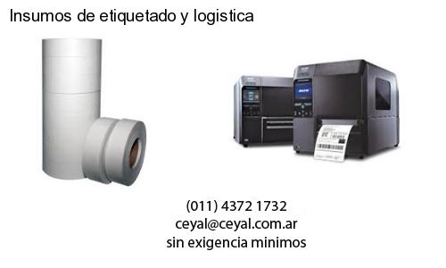 Insumos de etiquetado y logistica