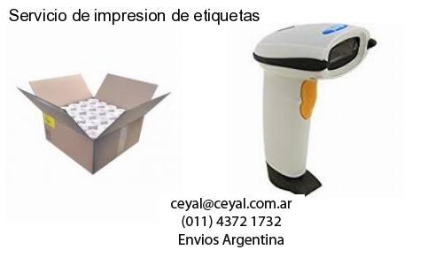 Servicio de impresion de etiquetas