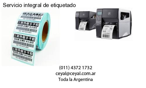 Servicio integral de etiquetado