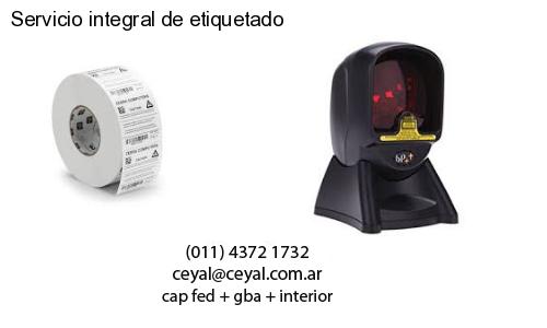 Servicio integral de etiquetado