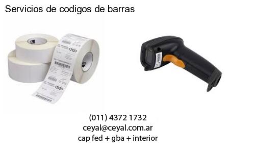Servicios de codigos de barras