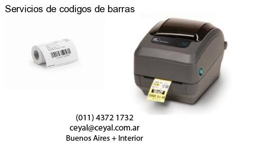 Servicios de codigos de barras