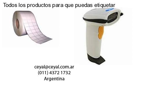 Todos los productos para que puedas etiquetar