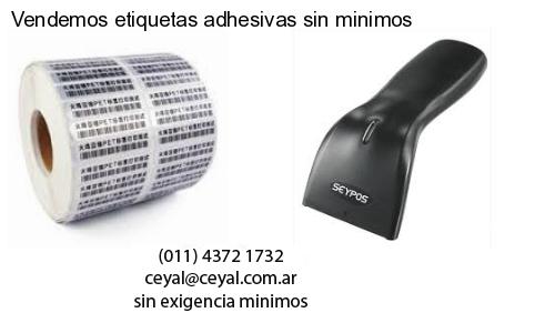 Vendemos etiquetas adhesivas sin minimos