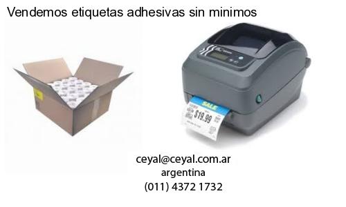 Vendemos etiquetas adhesivas sin minimos