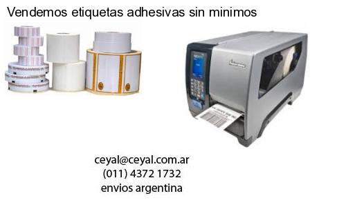 Vendemos etiquetas adhesivas sin minimos