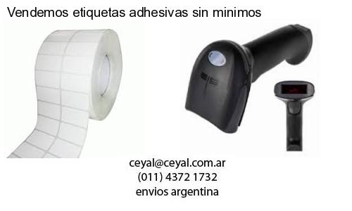 Vendemos etiquetas adhesivas sin minimos