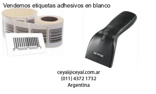 Vendemos etiquetas adhesivos en blanco