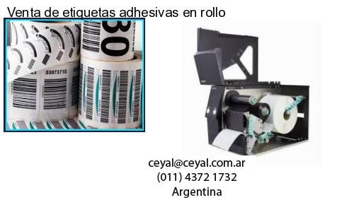 Venta de etiquetas adhesivas en rollo