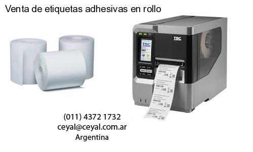 Venta de etiquetas adhesivas en rollo