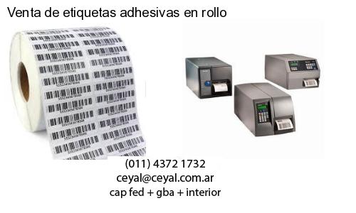 Venta de etiquetas adhesivas en rollo