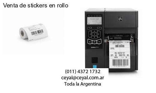 Venta de stickers en rollo