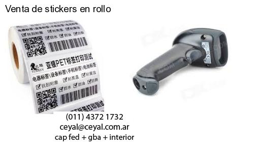 Venta de stickers en rollo