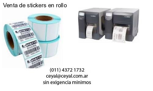 Venta de stickers en rollo