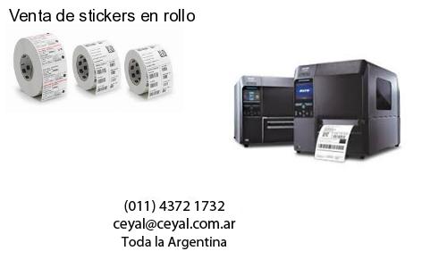 Venta de stickers en rollo