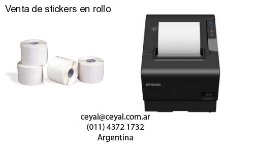 Venta de stickers en rollo