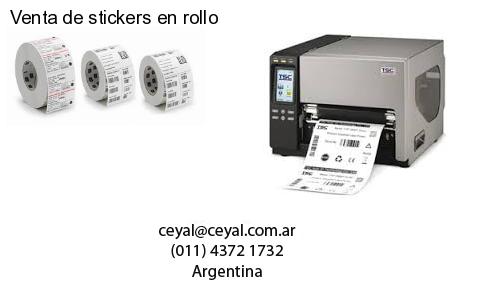 Venta de stickers en rollo