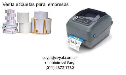 Venta etiquetas para  empresas