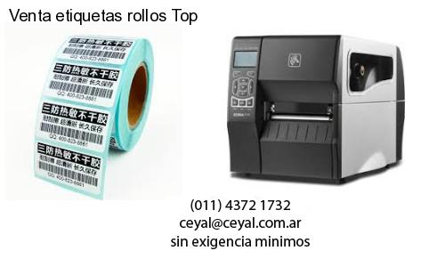 Venta etiquetas rollos Top