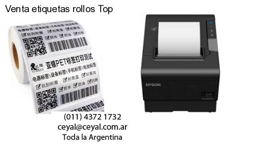 Venta etiquetas rollos Top