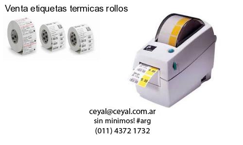 Venta etiquetas termicas rollos