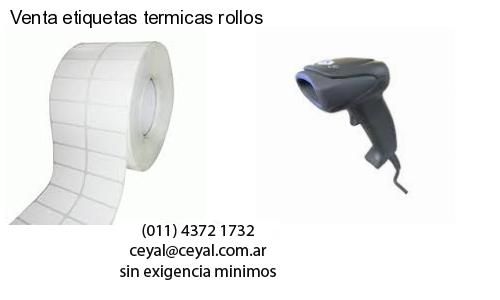 Venta etiquetas termicas rollos