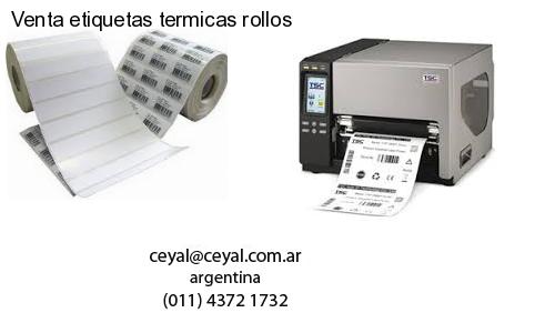 Venta etiquetas termicas rollos