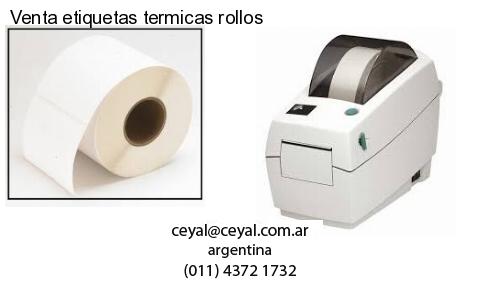 Venta etiquetas termicas rollos