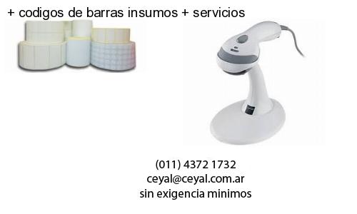   codigos de barras insumos   servicios