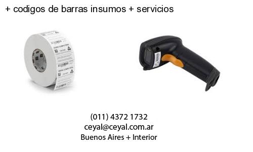   codigos de barras insumos   servicios