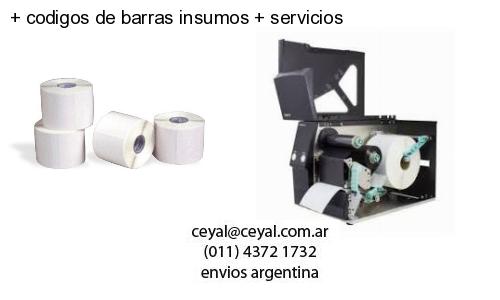   codigos de barras insumos   servicios