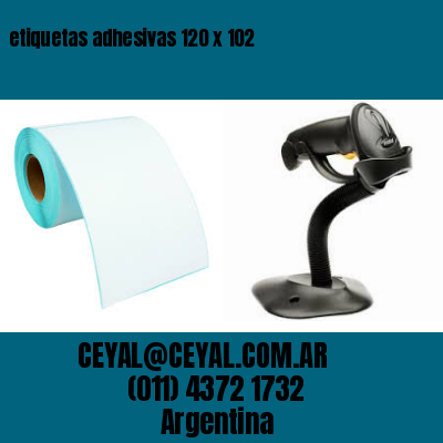 etiquetas adhesivas 120 x 102