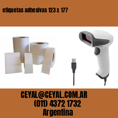 etiquetas adhesivas 123 x 177