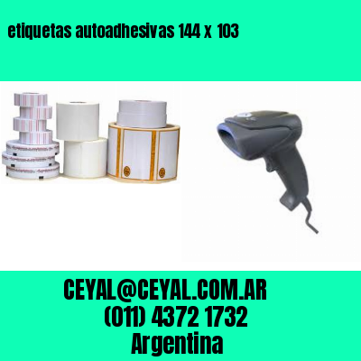 etiquetas autoadhesivas 144 x 103