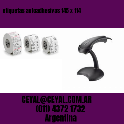 etiquetas autoadhesivas 145 x 114