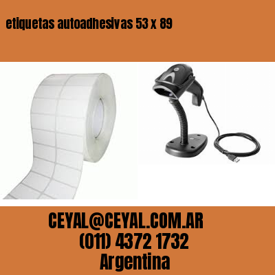 etiquetas autoadhesivas 53 x 89