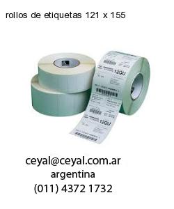 rollos de etiquetas 121 x 155