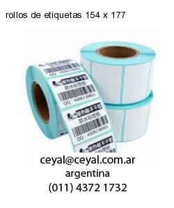 rollos de etiquetas 154 x 177